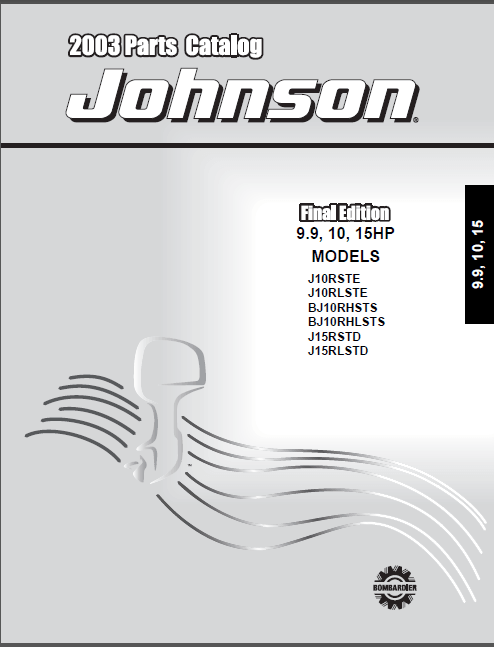 2003 Johnson Evinrude 9 9hp 10hp 15hp 2-stroke Parts Catalog Manual – PDF Download