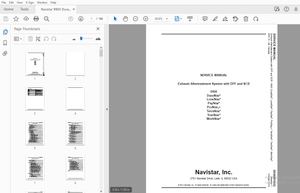 Navistar 9900 DuraStar LoneStar PayStar ProStar+ TerraStar TranStar WorkStar SCR Service Manual