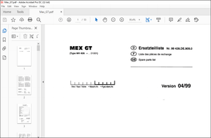 Pottinger Agricultural Forage Harvester MEX GT Spare parts list Manual – PDF DOWNLOAD