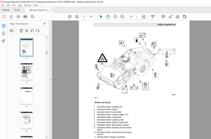 Bomag Single drum roller BW 213 D-4 Operating instructions Manual -PDF DOWNLOAD