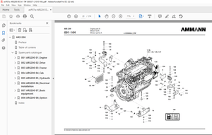Ammann ARS 200 Single Drum Roller Parts Catalogue Manual 3005371 PDF