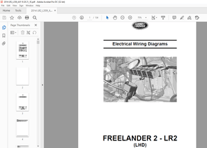 2013 Land Rover L359 LHD Freelander 2 – LR2 Electrical Circuit Diagrams Manual – PDF DOWNLOAD