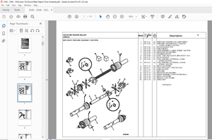 AGCO® NA 5545 5546 5556 Auto-Tie Round Baler Repair Time Schedule Manual 79032863A – PDF DOWNLOAD