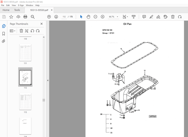 Kawasaki KCM Cummins QSM11 Engine Parts Manual 93313-00550 – PDF DOWNLOAD