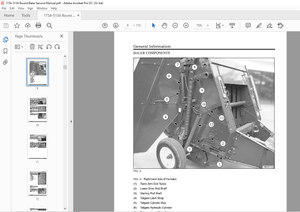 AGCO 1734 5134 Round Baler SERVICE MANUAL – PDF DOWNLOAD