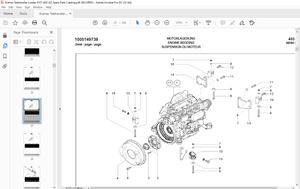 KRAMER Telescope loader 4107 Spare Parts List Manual – PDF DOWNLOAD