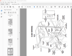 Terex TX 51-19MD Rough Terrain Forklift Shop Manual – PDF DOWNLOAD