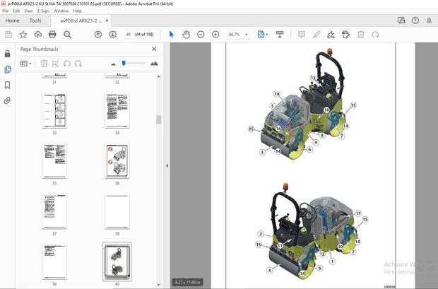 AMMANN ARX 23-2 ARX 26-2 RODILLO DE TÁNDEM MANUAL DE MANEJO - PDF