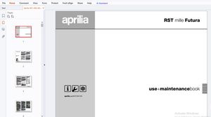 2000 2001 Aprilia RST Mille Futura Use &amp; Maintenance Manual – PDF DOWNLOAD
