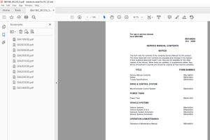 Daewoo Doosan Forklift B20S-5 to BC32S-5 Service Manuals SB4199E00 - PDF DOWNLOAD