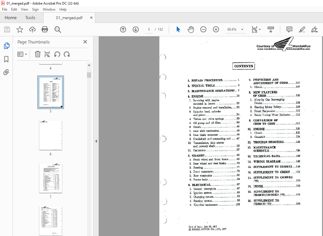 HONDA CB500F MANUAL PDF visual data 5