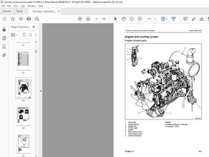 Komatsu PC290LC-8 Hydraulic Excavator Shop Manual SEN06728-01 – PDF DOWNLOAD