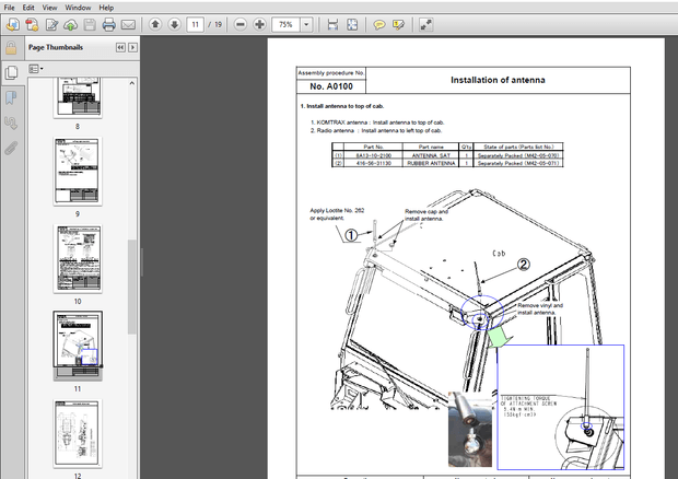 Komatsu HM350-2 Articulated Dump Truck Field Assembly Instruction PDF DOWNLOAD