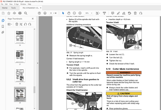 Fella RAMOS SM 2460 ISL Disc Mower Operator’s Manual – PDF DOWNLOAD