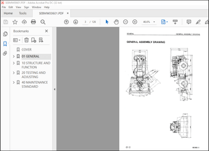Komatsu WD900-3 Wheel Dozer Shop Manual SEBMW00601 – PDF DOWNLOAD