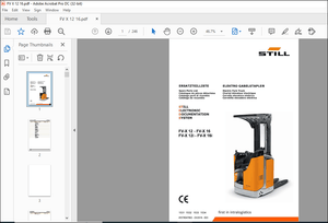 Still FV-X 12 – FV-X 16 FV-X 12i – FV-X 16i Spare Parts List Manual – PDF DOWNLOAD