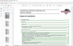 Cat Bucyrus Hydraulic Excavator RH 40E OPERATING INSTRUCTIONS MANUAL BI651462 – PDF DOWNLOAD