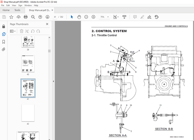 Sakai Asphalt Roller SW652-1 Service Manual – PDF DOWNLOAD