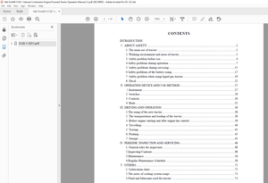 Heli Forklift S128-1 Internal Combustion Engine Powered Tractor Operation Manual – PDF DOWNLOAD