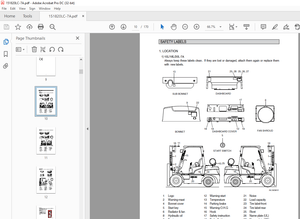 Hyundai Forklift 15LC/18LC/20LC-7A Operator’s Manual 2023 PDF 