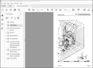 Komatsu PC750-7 PC800-7 Shop Manual – PDF DOWNLOAD