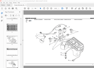 Ducati Monster 600 DARK 2001 Parts Manual PN 91510571D - PDF DOWNLOAD 