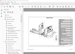 Unicarriers Nissan Forklift 2W3 Parts Manual PN CF840-UBOOK - PDF DOWNLOAD