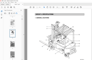 Hyundai 20BC-7 Electric Forklift Truck Service Manual 2023 -  PDF DOWNLOAD