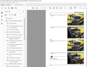 Ammann ARS 200 Single Drum Roller Operating Manual 3016554 PDF