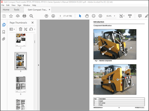 Gehl RT105 RT105 (EU) RT105 X-Series Compact Track Loader Operator’s Manual 50950434 – PDF DOWNLOAD