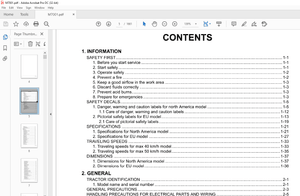 Kubota Tractor M7001 Workshop Manual – PDF DOWNLOAD