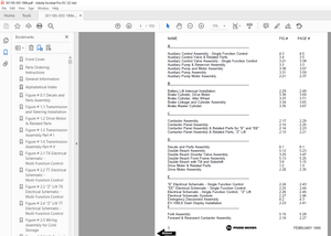 BT Prime-Mover Forklift RR-45RR-45Z ELECTRIC REACH TRUCK PART MANUAL 