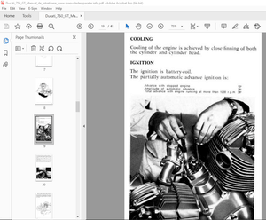 Ducati 750 GT Motorcycle Two Cylinder Single Shaft Use &amp; Maintenance Manual - PDF DOWNLOAD 