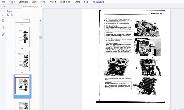 Suzuki DR600S Wartungsanleitung – PDF DOWNLOAD