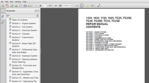 New Holland 1530 1630 1725 1925 TC25 TC25D TC29 TC29D TC33 TC33D Service Repair Manual (86599230) – 