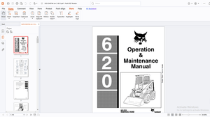 Bobcat 620 Operation &amp; Maintenance Manual - PDF DOWNLOAD