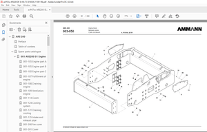 Ammann ARS 200 Single Drum Roller Parts Manual 3016554 - PDF