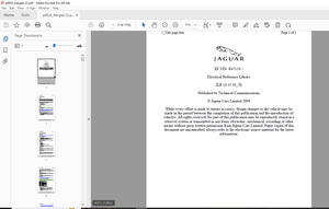 Jaguar JLR 14 31 10_2E Electrical Reference Library XF VIN:R47154 Parts Manual - PDF DOWNLOAD