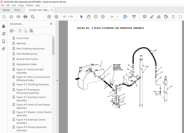 BT Prime-Mover RS-40B Straddle Truck Parts Manual 301083-000 - PDF DOWNLOAD