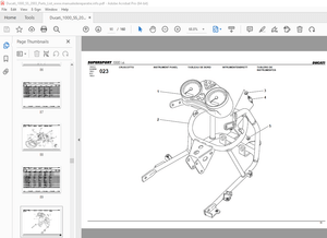 Ducati SUPERSPORT 1000 2003 Parts Manual PN 91511791A - PDF DOWNLOAD 