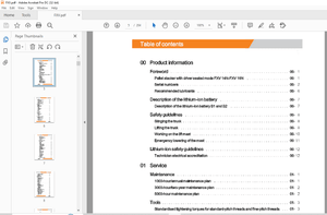 Still FXV 14N FXV 16N Pallet Stacker with Driver seated Workshop Manual 11748012101 – PDF DOWNLOAD