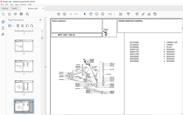 Laverda 3560 AL Agricultural Tractor Parts Manual – PDF DOWNLOAD