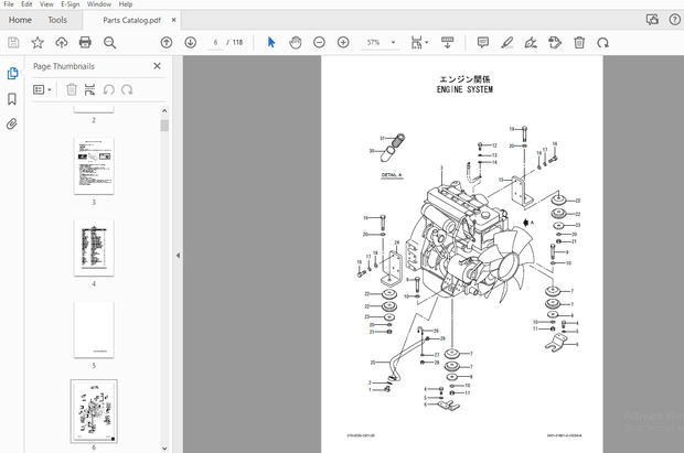 Sakai Vibrating Roller SW770ND Parts Manual – PDF DOWNLOAD