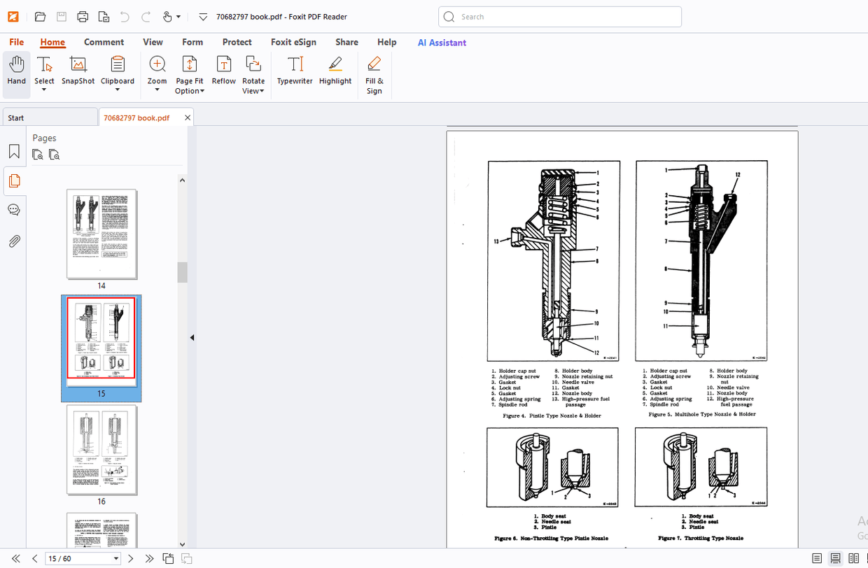 Fiatallis Fuel Injection Nozzle Assemblies Service Manual - PDF DOWNLOAD