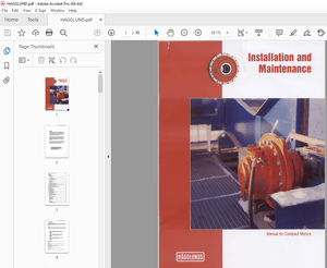 CAT Hagglunds Compact Motors Installation &amp; Maintenance Manual - PDF DOWNLOAD
