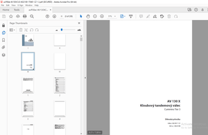 Ammann AV 130 X Kloubový tandemový válec Dílenská prírucka 4022108 - PDF