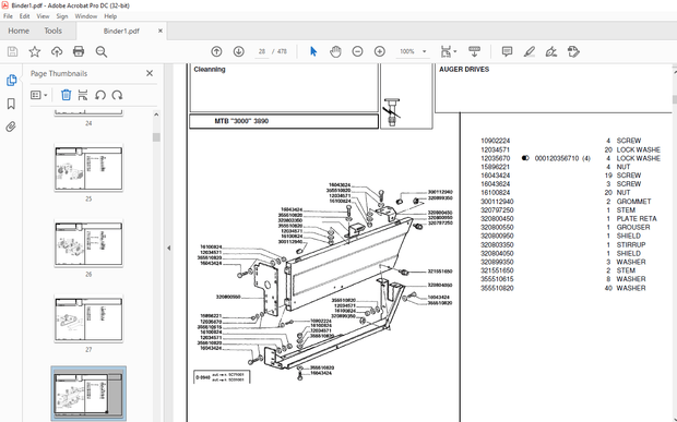 Laverda 3890 Agricultural Tractor Parts Manual – PDF DOWNLOAD