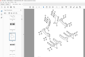 John Deere 750J Crawler Dozer Tier 3 Parts Manual PC10043 - PDF DOWNLOAD