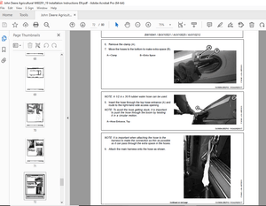 John Deere 540R 600R 620R 640R 660R &amp; 680R Loaders Installation Instruction Manual - PDF DOWNLOAD