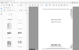 Navistar MaxxForce DT, 9, &amp; 10 Engine Service Manual 2014 – PDF DOWNLOAD